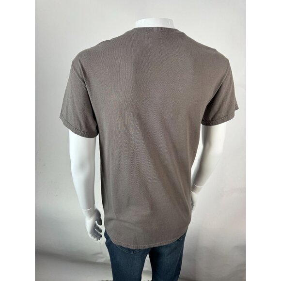 Gildan Heavy Cotton Gray Graphic T-Shirt "Drink Up!" Uncle Sam Design M - Picture 6 of 16